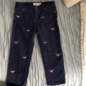 Vineyard Vines corduroy candy cane pants